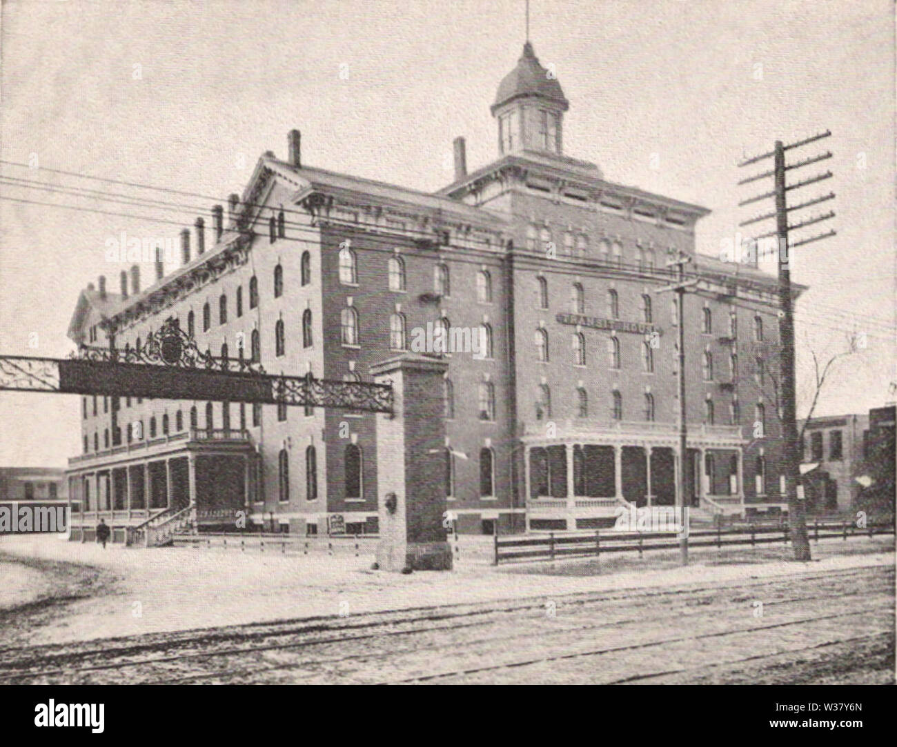 Transit House, Union Stock Yards, Chicago (cropped Stock Photo Alamy