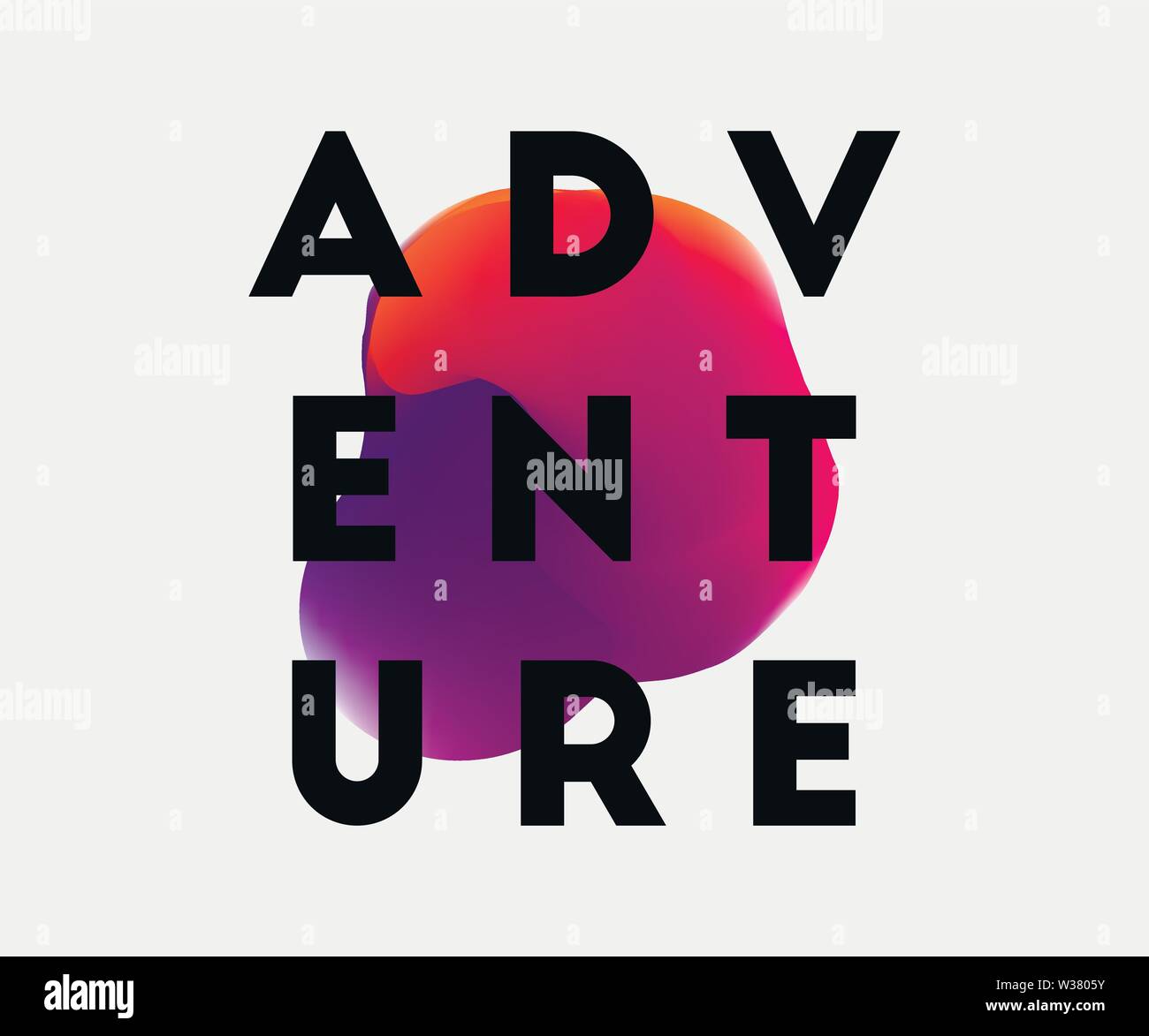 Adventure slogan. Perfect for pin, card, tshirt design, poster