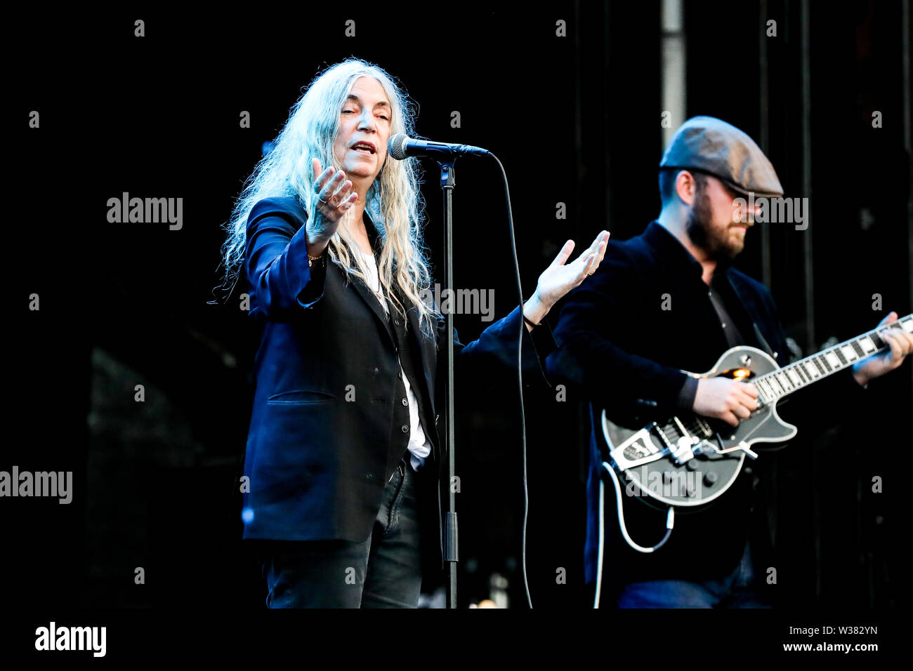 June 23 2019 Reykjava K Iceland Music Artist Patti Smith And Band Performs During