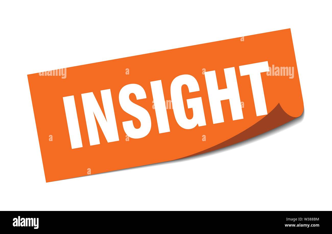 Insight Sticker Desing insight sticker. insight square isolated sign. insight Stock Vector ...