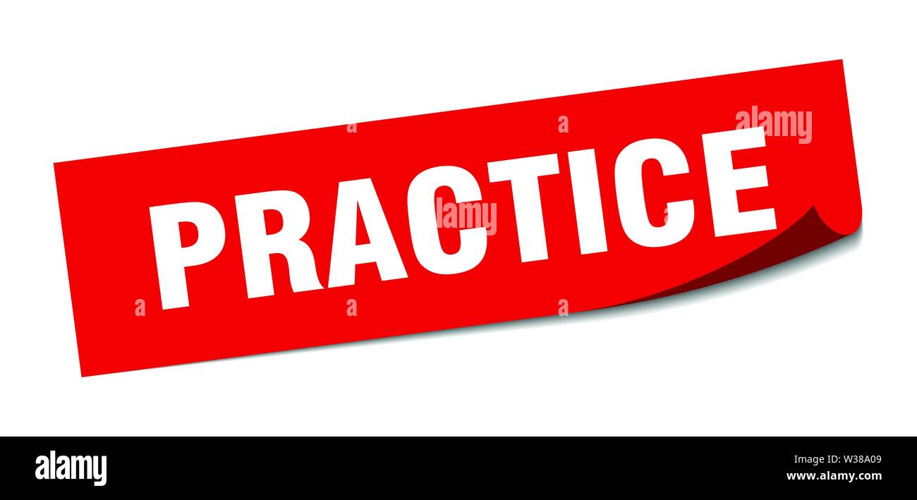 Practice notice Stock Vector Images - Alamy