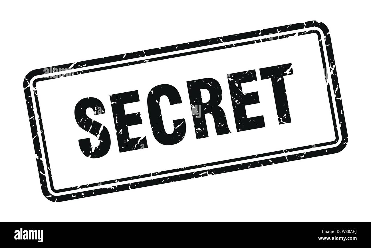 secret stamp. secret square grunge sign. secret Stock Vector Image ...