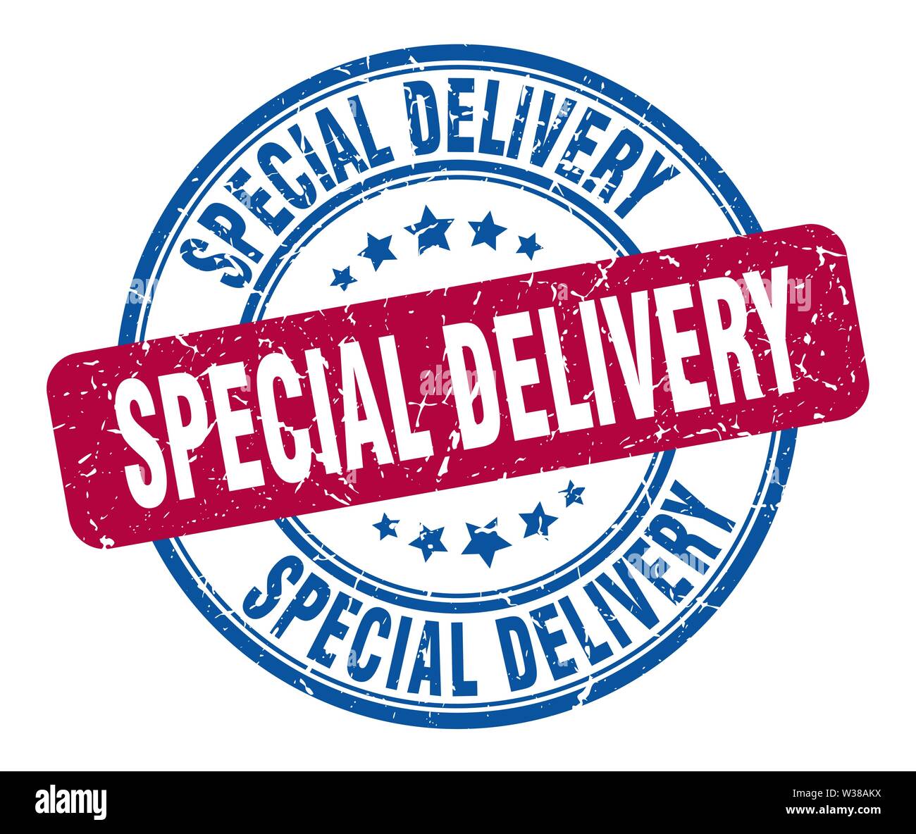 special delivery stamp. special delivery round grunge sign. special