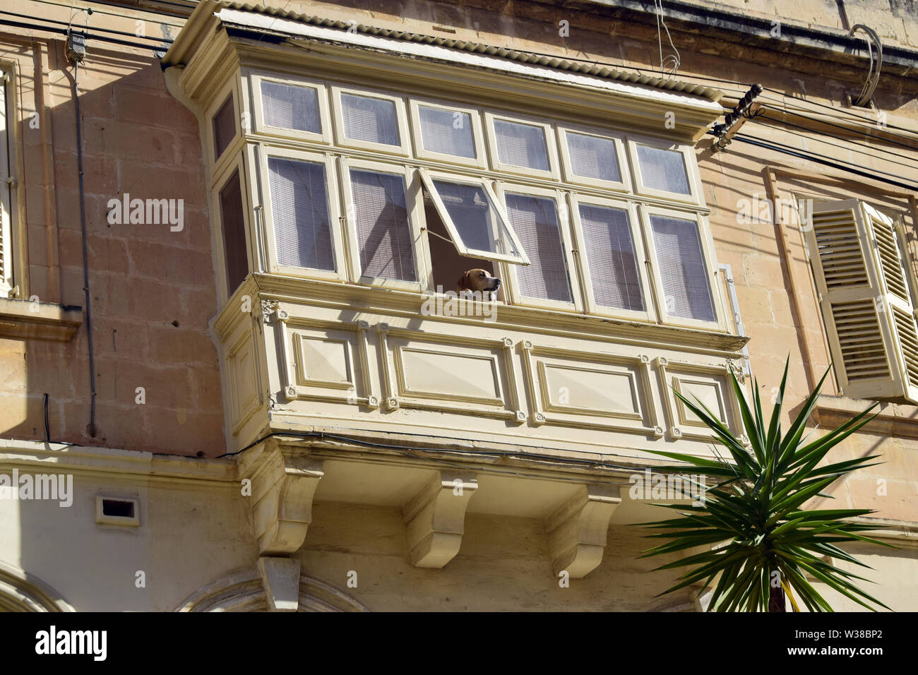 Traditional Maltese house, Sliema, Malta, Europe Stock Photo Alamy