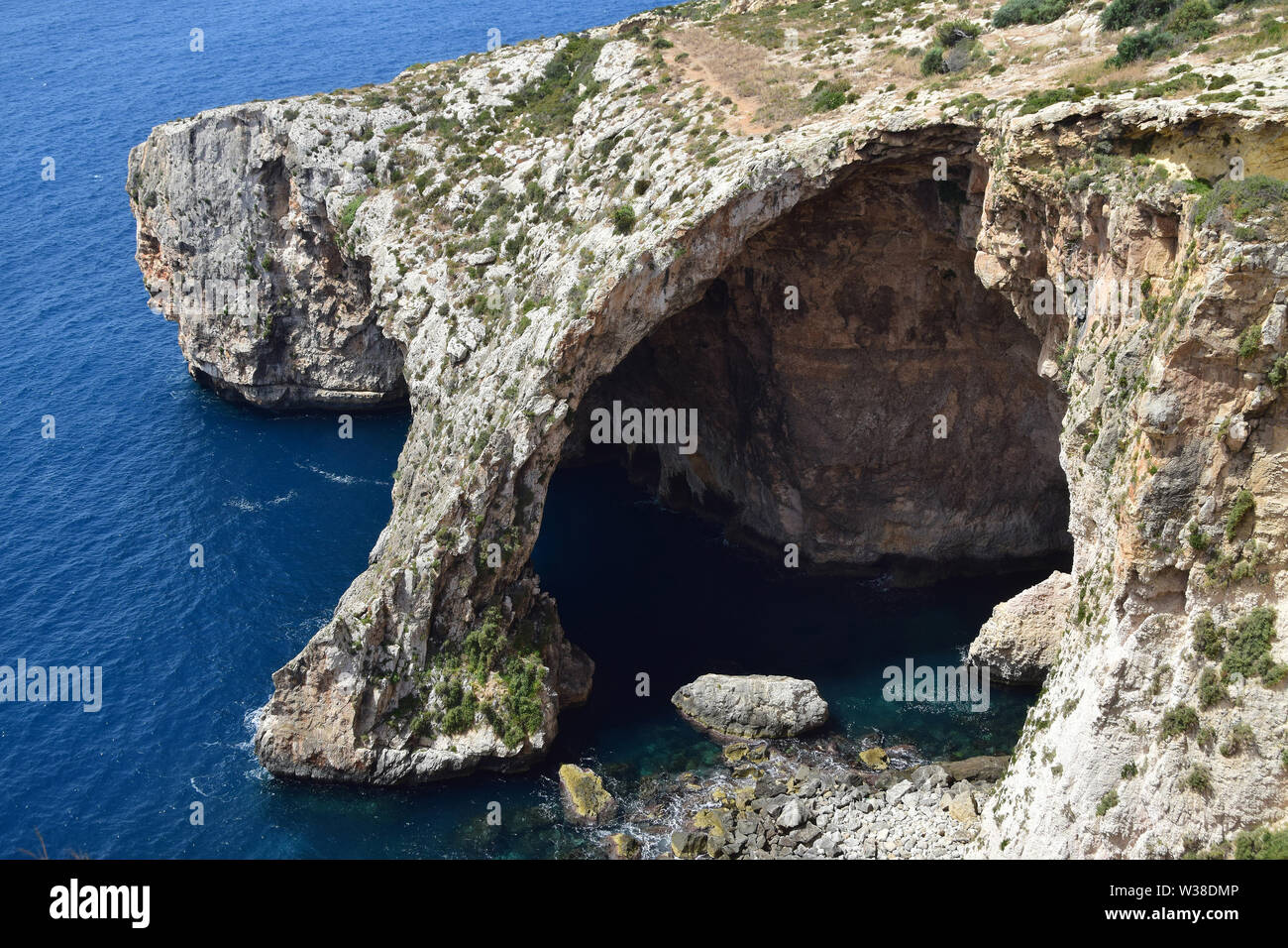Blue Grotto, Wied izZurrieq, Malta, Europe Stock Photo Alamy