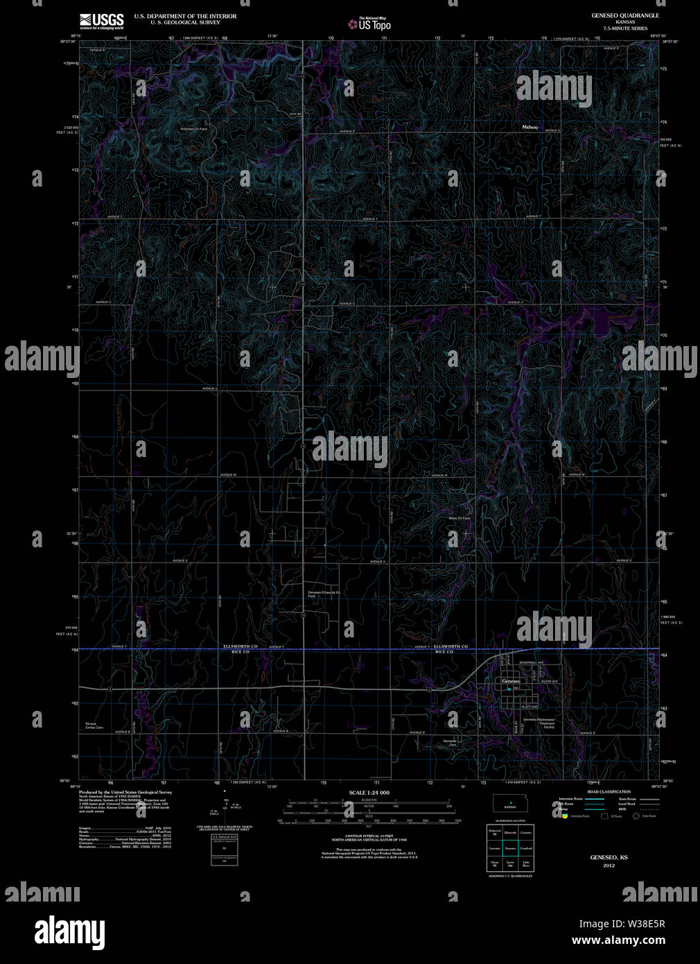 Map of geneseo hires stock photography and images Alamy