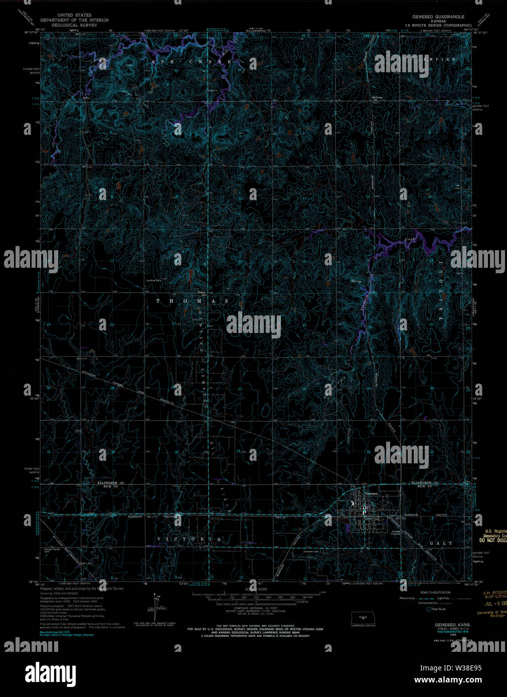 Geneseo map hires stock photography and images Alamy