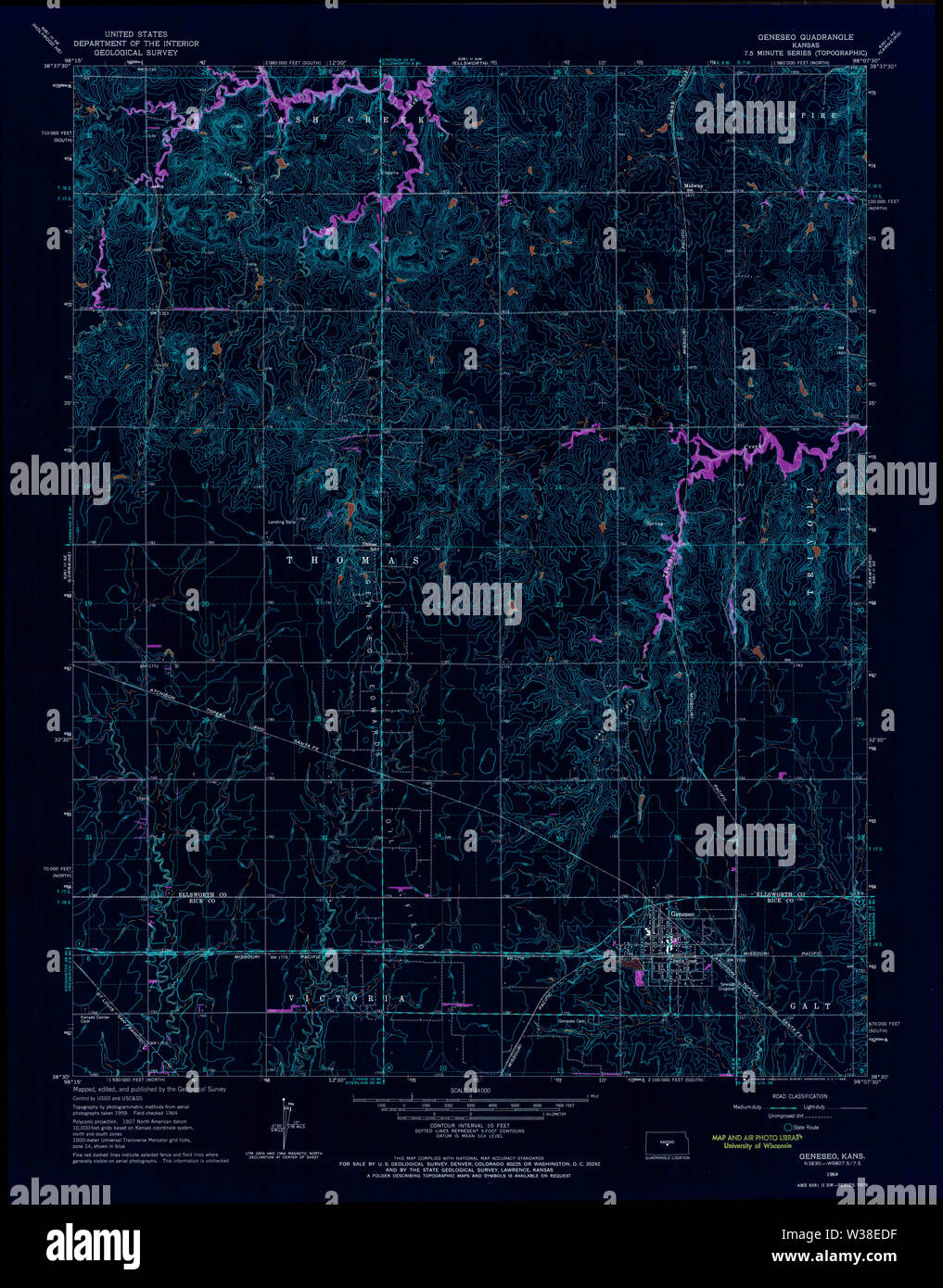 Geneseo map hires stock photography and images Alamy