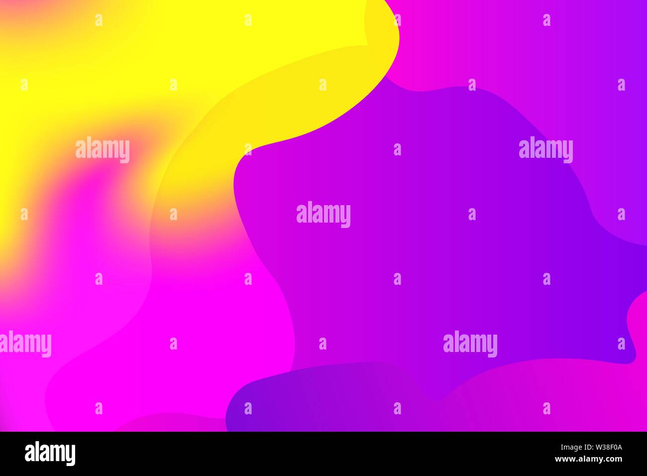 abstract pink, purple and yellow overlay vector background Stock Vector