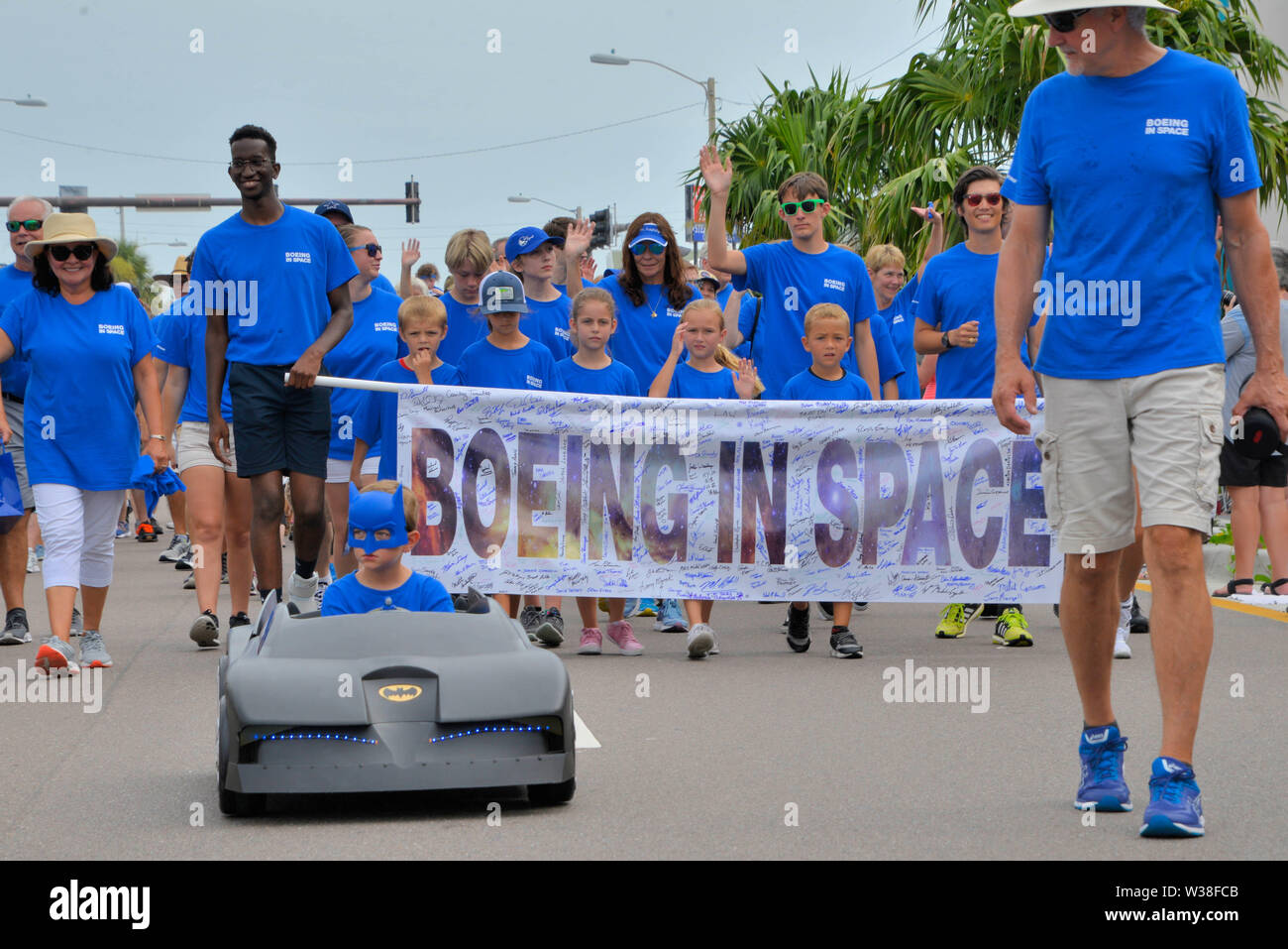 Cocoa Beach, Florida, USA. July 13, 2019. See our heroes as they ride