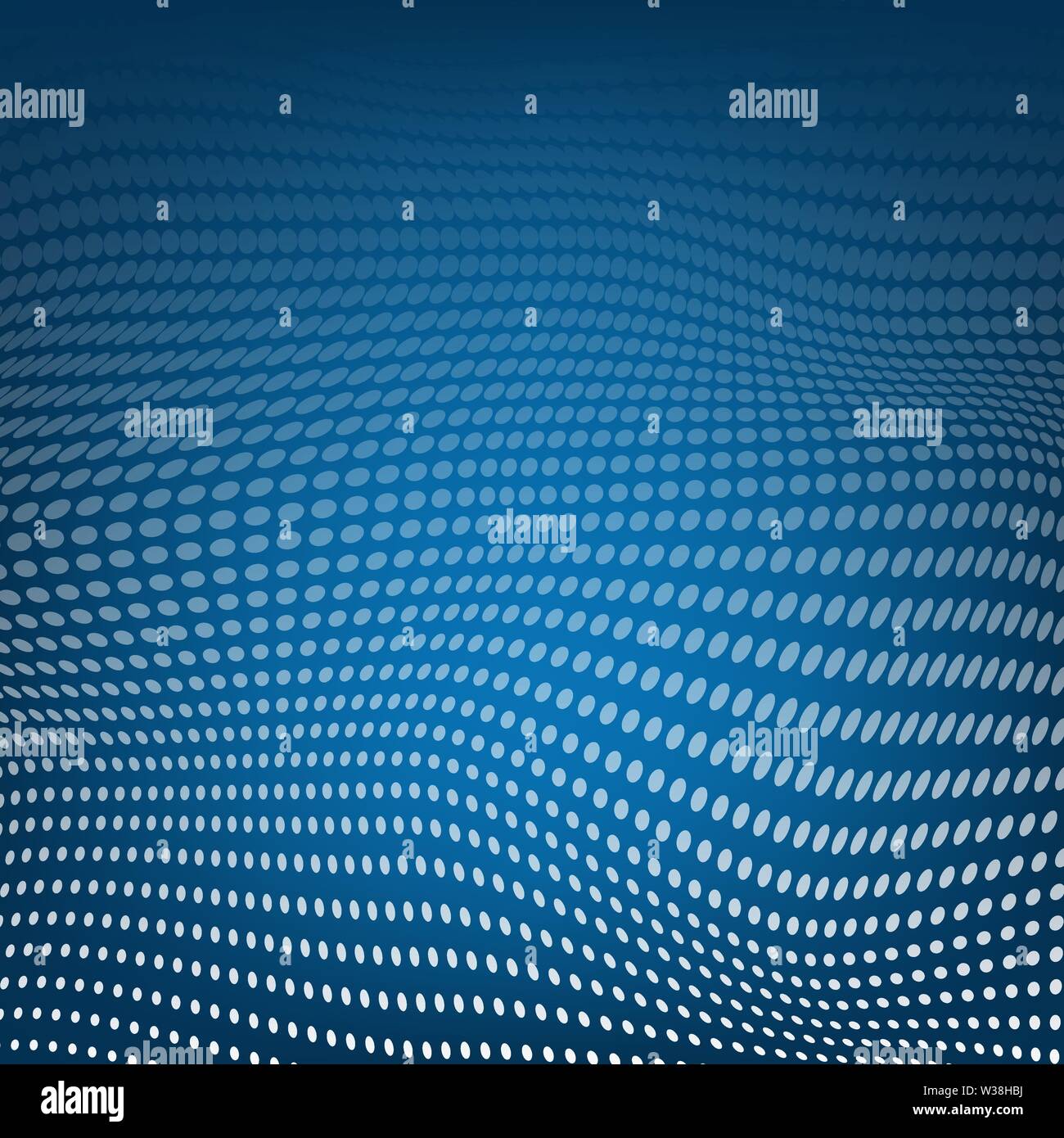 Polygonal Space Low Poly Blue Background with Connecting Dot. Big Data. Connection Structure. Grid with Dots Texture. Stock Vector