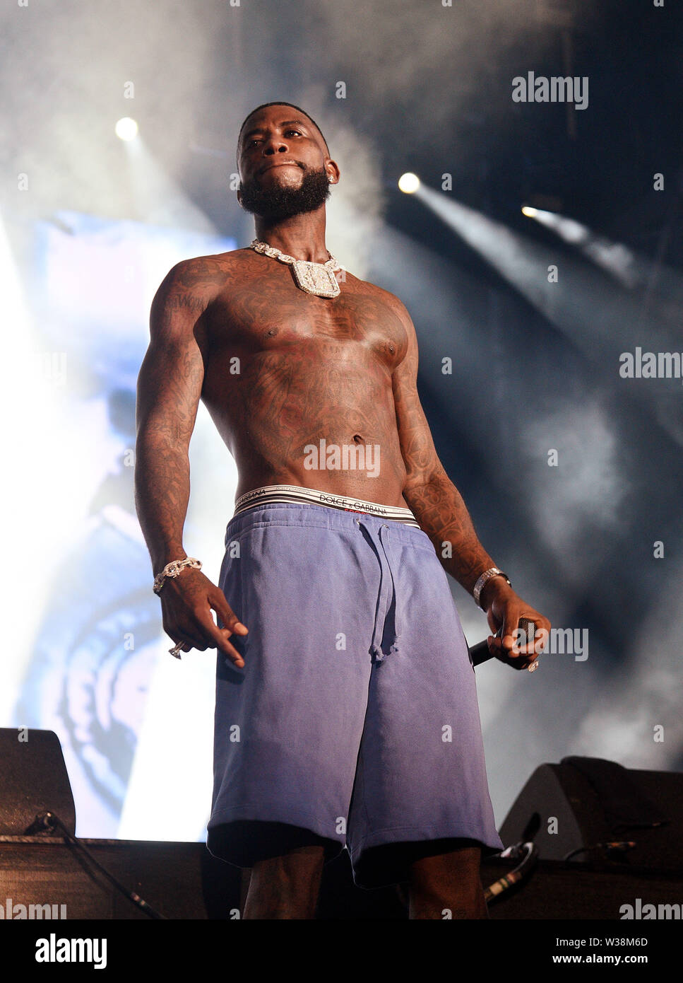 Quebec, Canada. 12th July, 2019. QUEBEC CITY, QC - JULY 12: Gucci Mane  performs at the Festival d'été de Québec on July 12, 2019 in Quebec City,  Canada. Photo: imageSPACE/MediaPunch Credit: MediaPunch