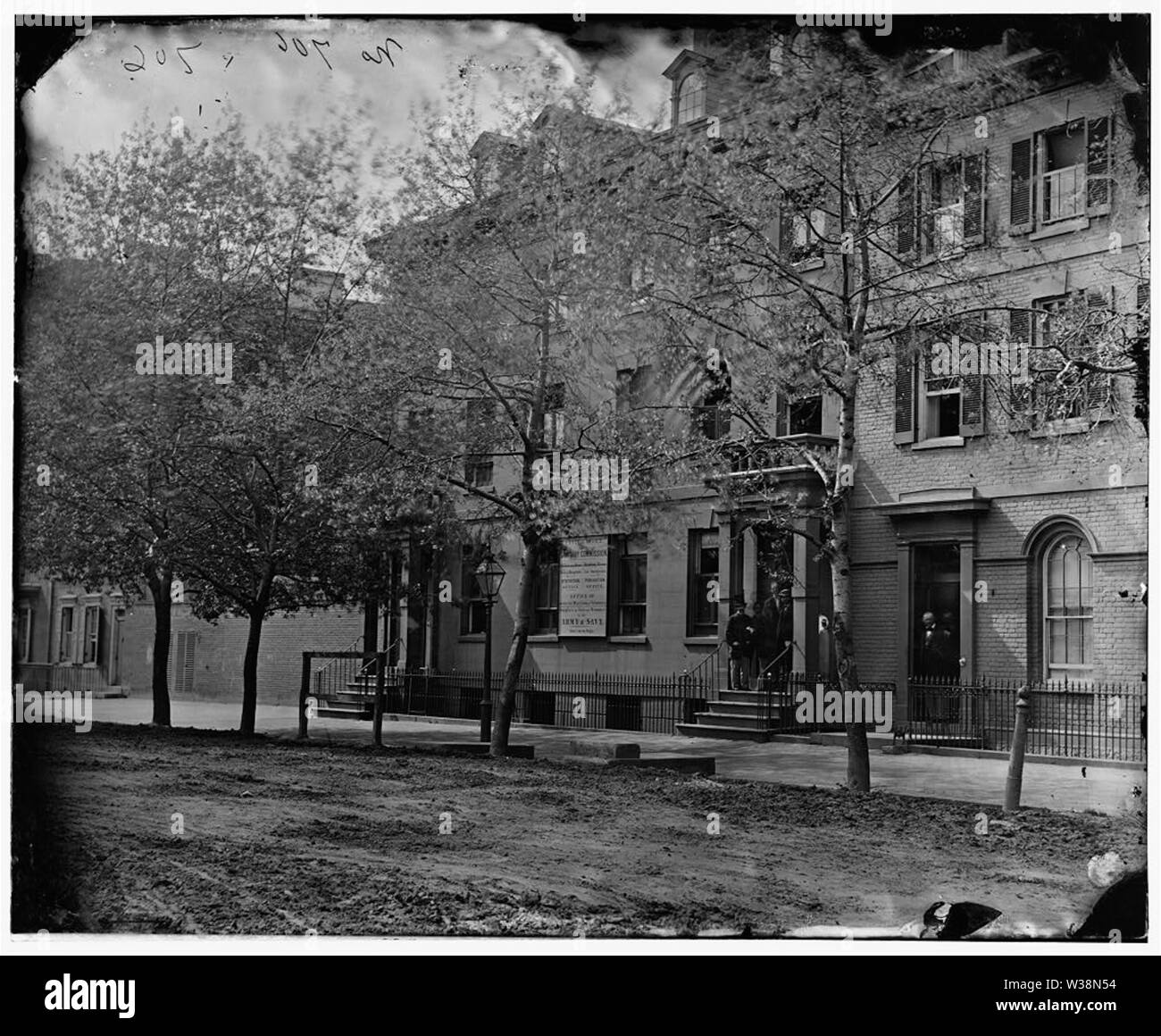 Washington, DC Central office of the Sanitary Commission Stock Photo