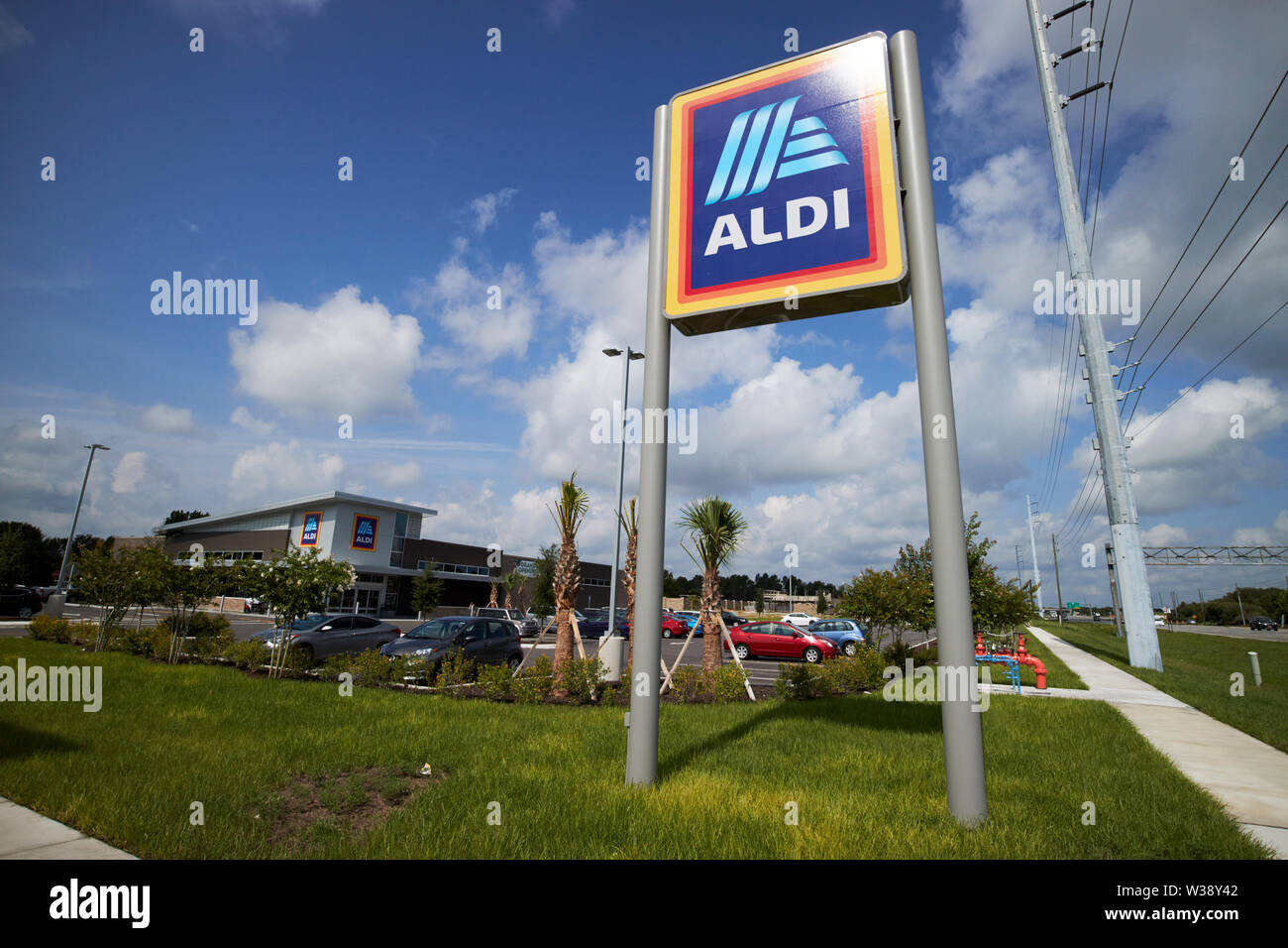 Aldi store in orlando florida USA United States of America Stock Photo