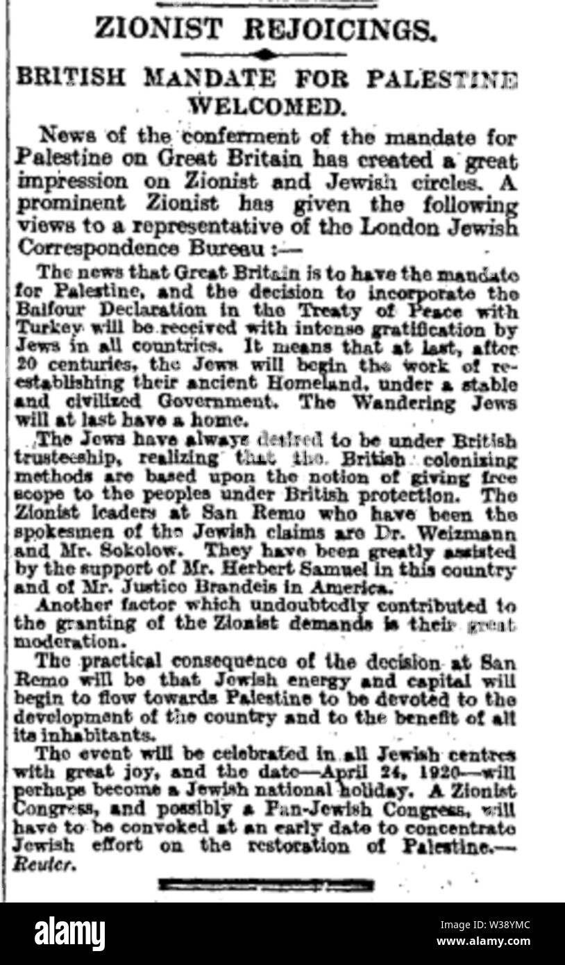 British mandate for palestine hi-res stock photography and images - Alamy