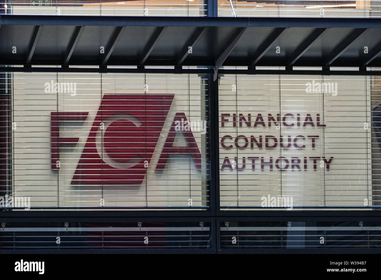 Financial Conduct Authority (FCA) headquarters in London, England United Kingdom UK Stock Photo