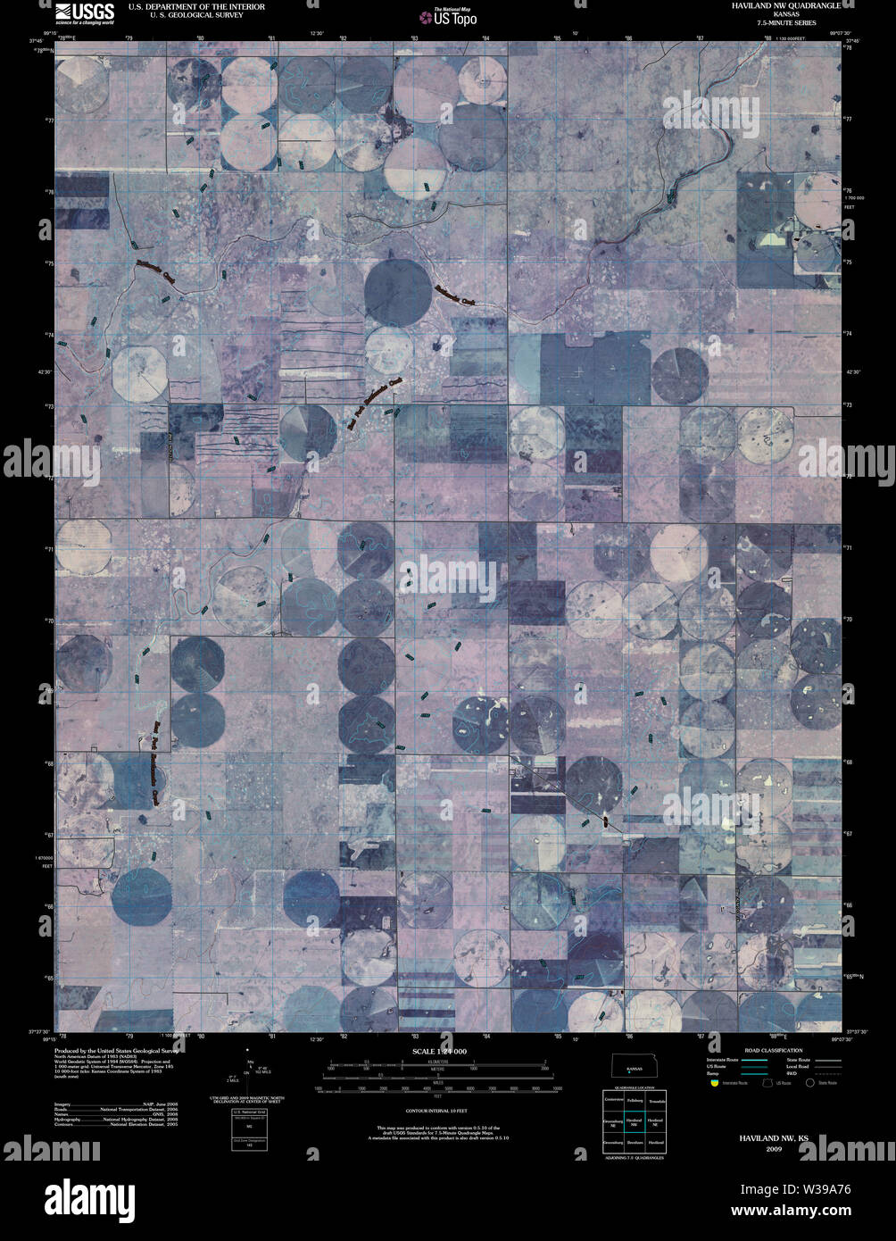 Haviland kansas map hires stock photography and images Alamy