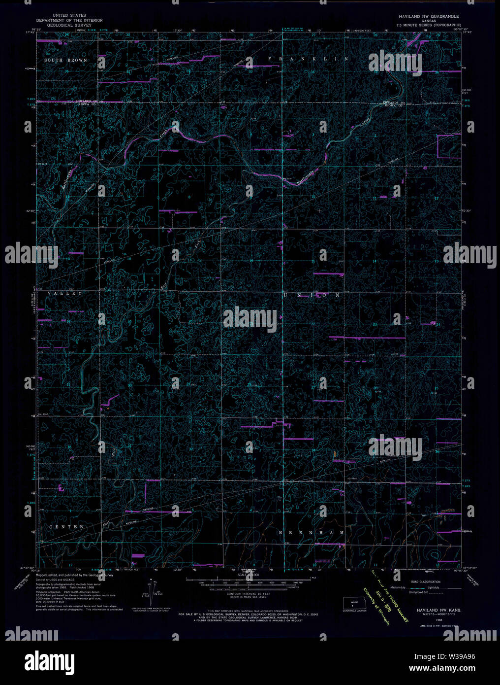 Map of haviland hires stock photography and images Alamy