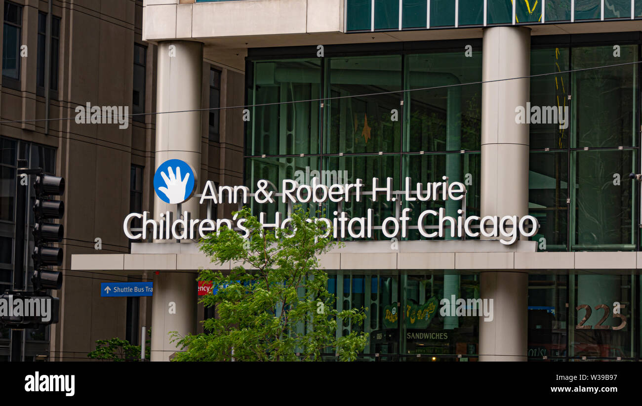 Lurie Childrens Hospital in Chicago CHICAGO, USA JUNE 11, 2019