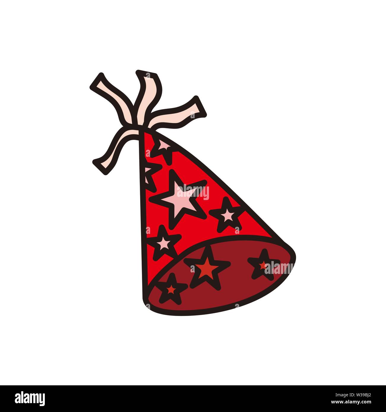 Birthday Hat Design Graphic Template Vector Stock Vector Image & Art ...