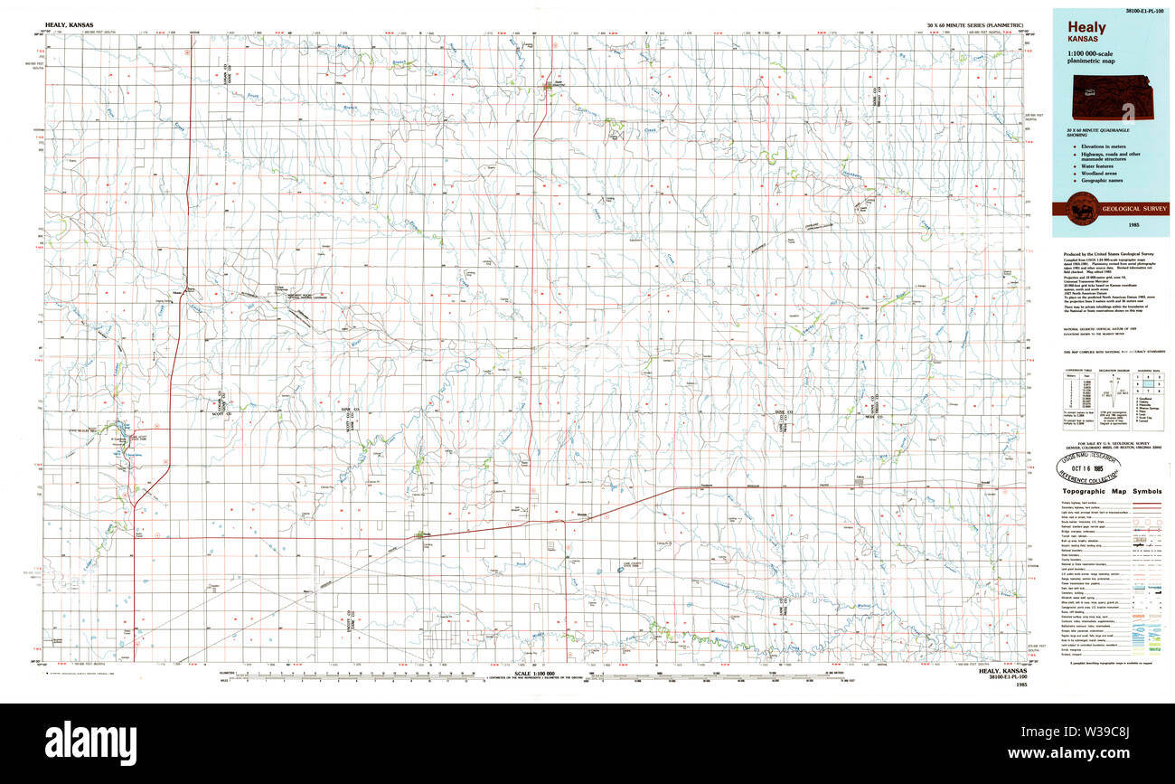 Healy kansas map Cut Out Stock Images & Pictures Alamy