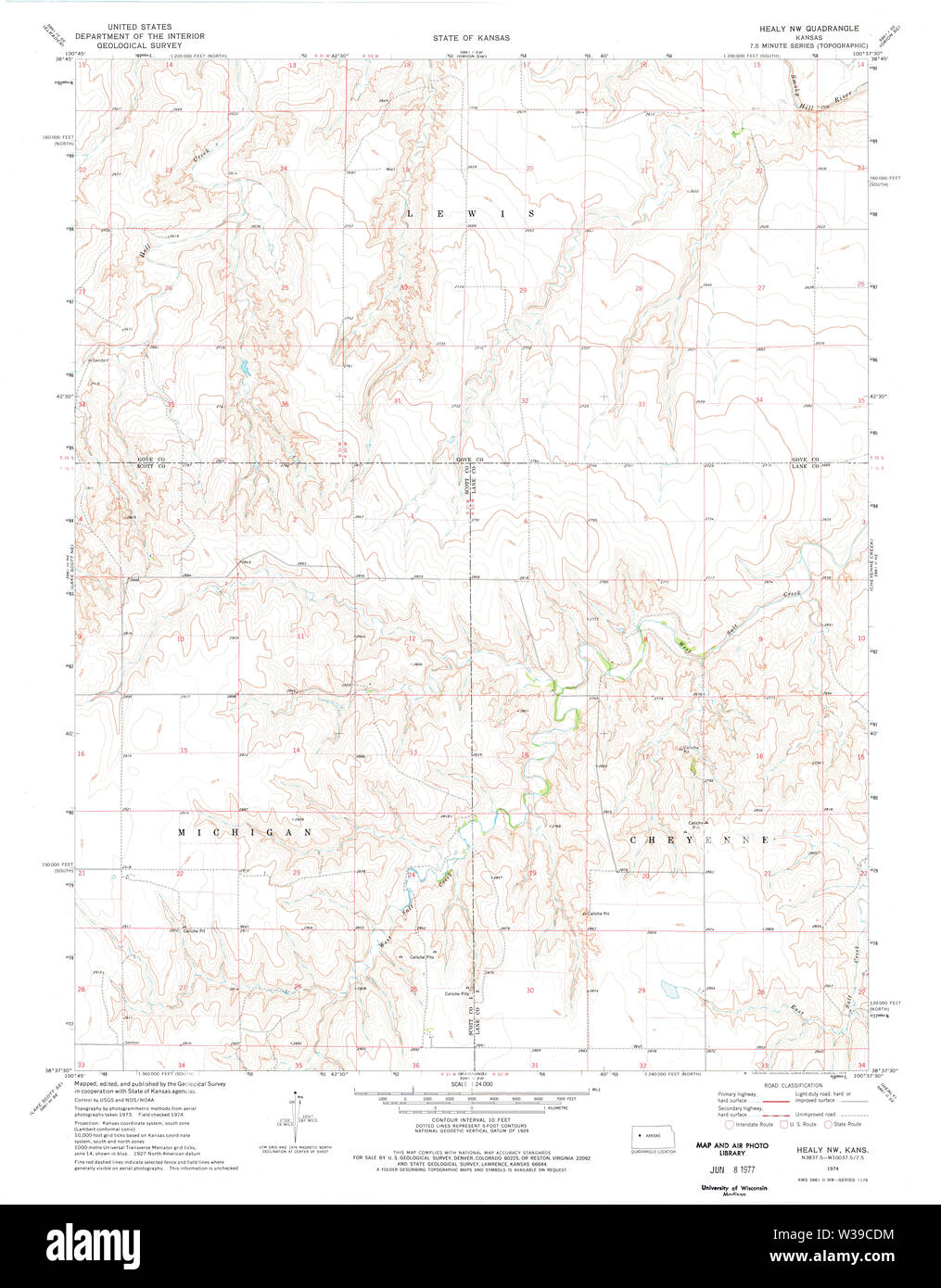 Healy kansas map Cut Out Stock Images & Pictures Alamy