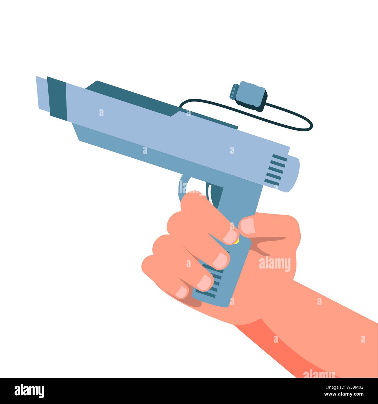 gun weapon video game device vector illustration design Stock Vector ...