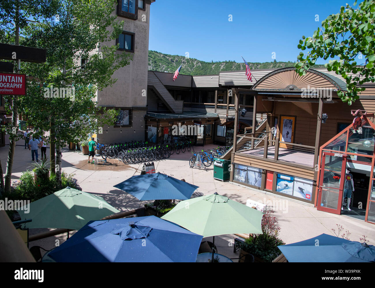 July 04, 2019: The Aspen - Snowmass Village Mall in Snowmass Colorado  Albert Pena/CSM Stock Photo - Alamy