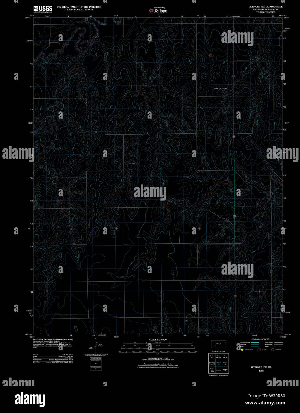 Map of jetmore hires stock photography and images Alamy