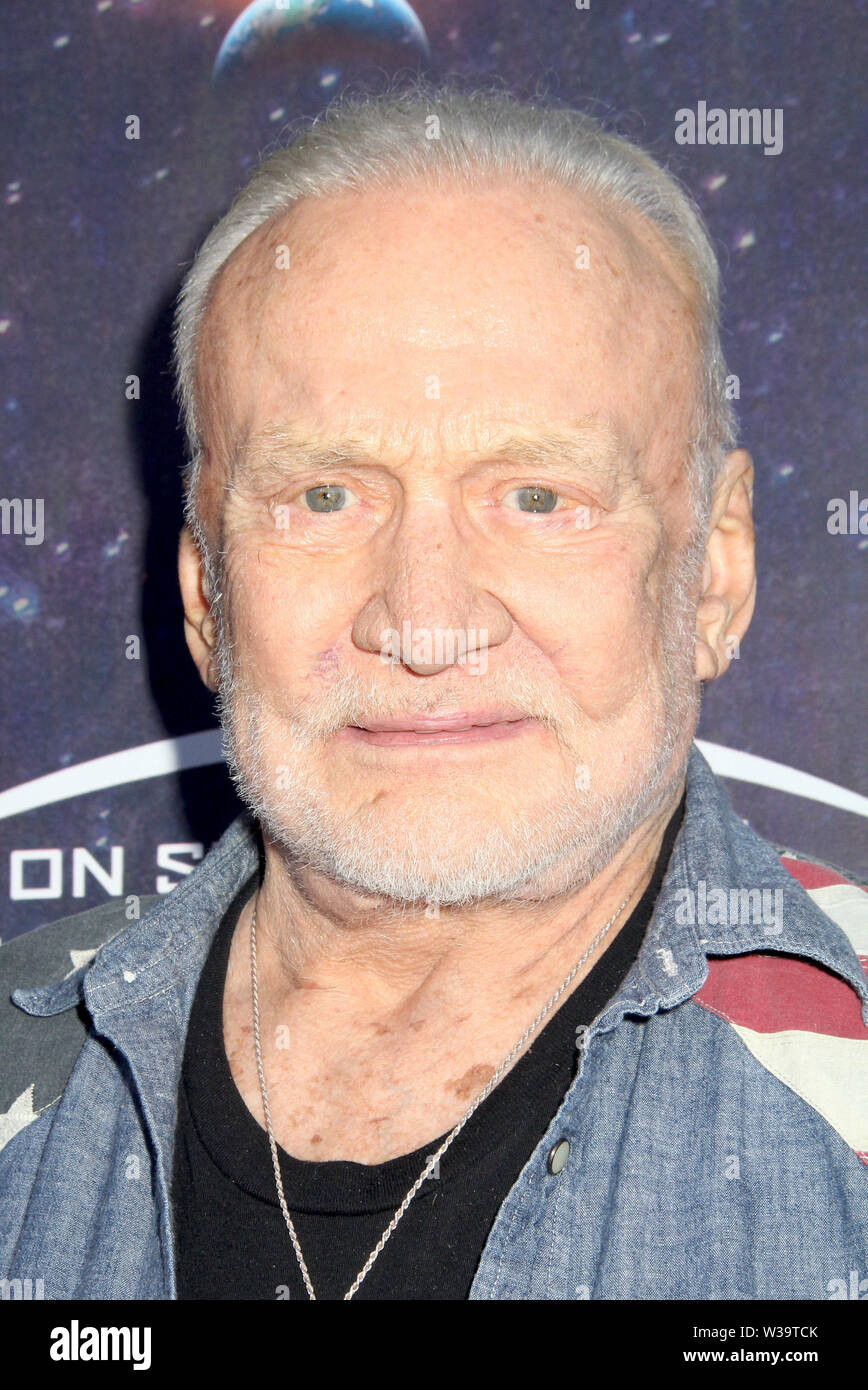 Los Angeles, USA. 10th July, 2019. Buzz Aldrin 07/10/2019 'Apollo 11: The Immersive Live Show' Opening Night held at the Lunar Dome in Pasadena, CA Credit: Cronos/Alamy Live News Stock Photo