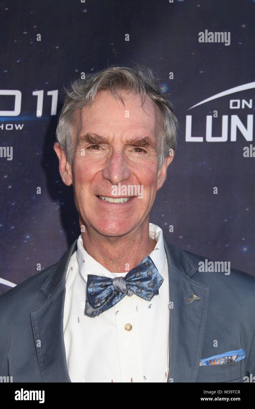 Los Angeles, USA. 10th July, 2019. Bill Nye 07/10/2019 'Apollo 11: The Immersive Live Show' Opening Night held at the Lunar Dome in Pasadena, CA Credit: Cronos/Alamy Live News Stock Photo