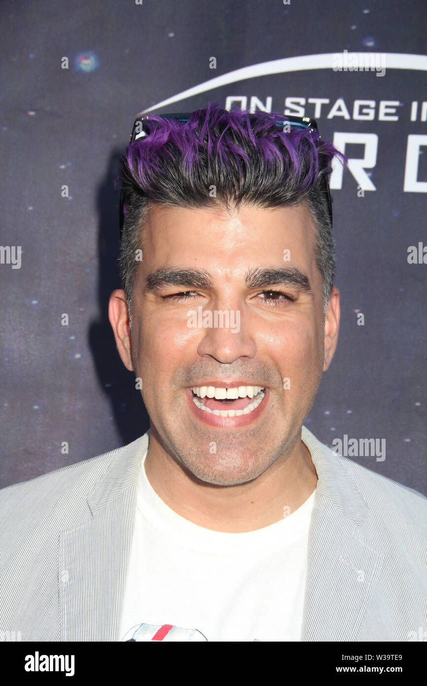 Los Angeles, USA. 10th July, 2019. Bobak Ferdowsi 07/10/2019 'Apollo 11: The Immersive Live Show' Opening Night held at the Lunar Dome in Pasadena, CA Credit: Cronos/Alamy Live News Stock Photo
