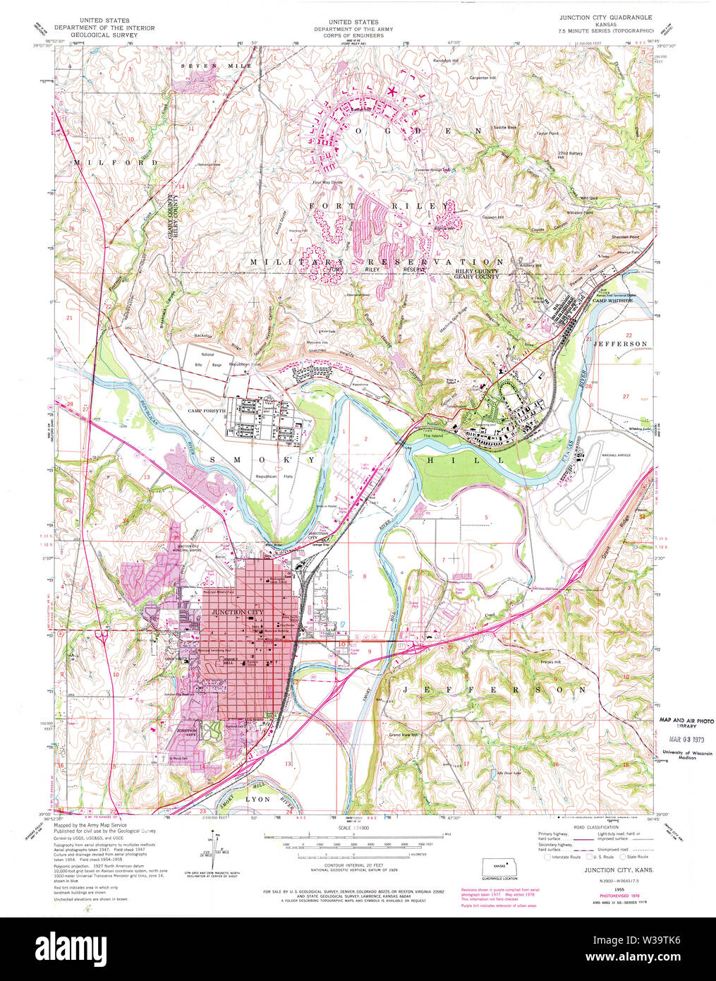 Junction City Kansas Map