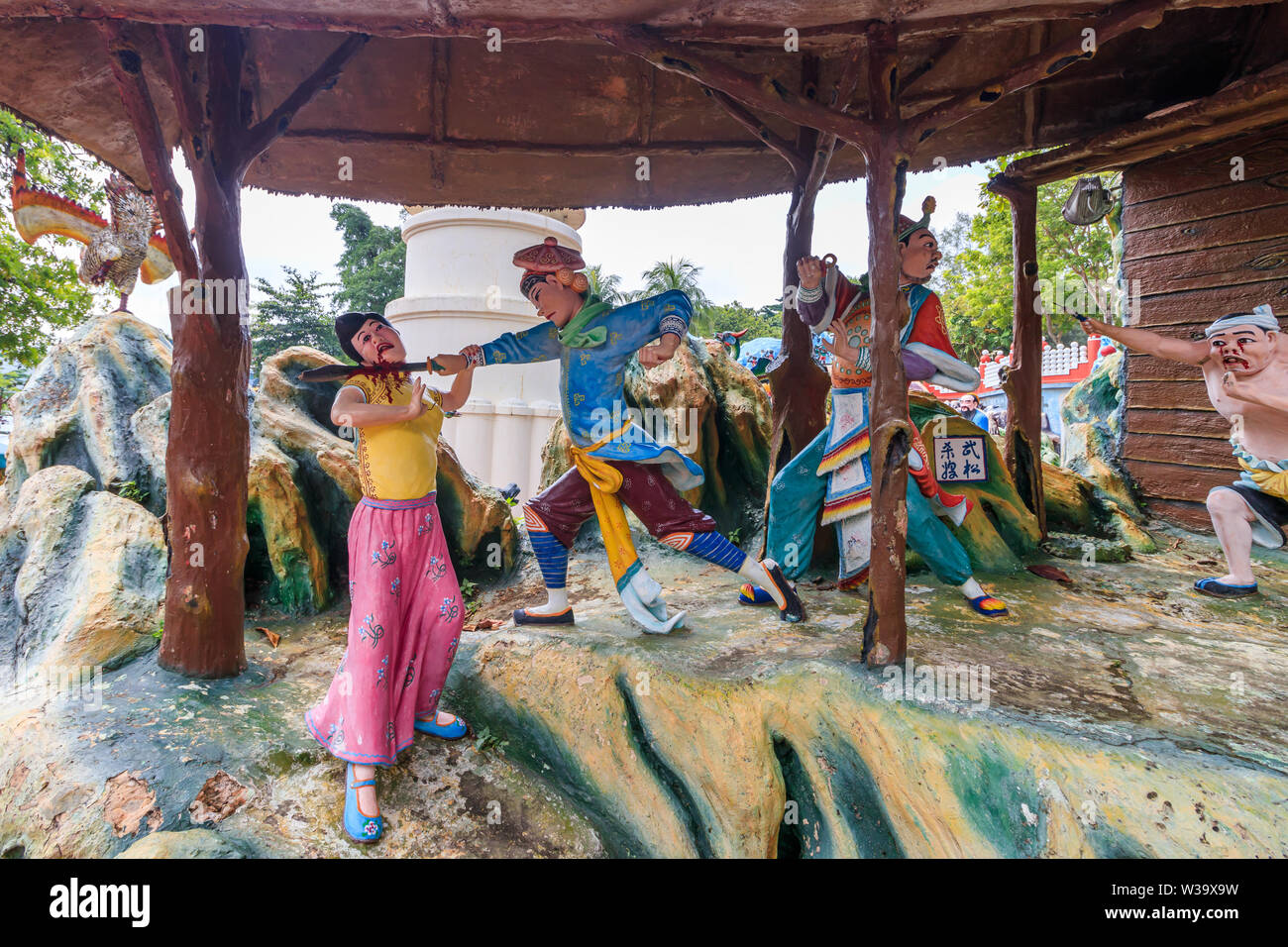 Singapore July 13, 2018 Chinese Folklore At Haw Par Villa Stock Photo Alamy