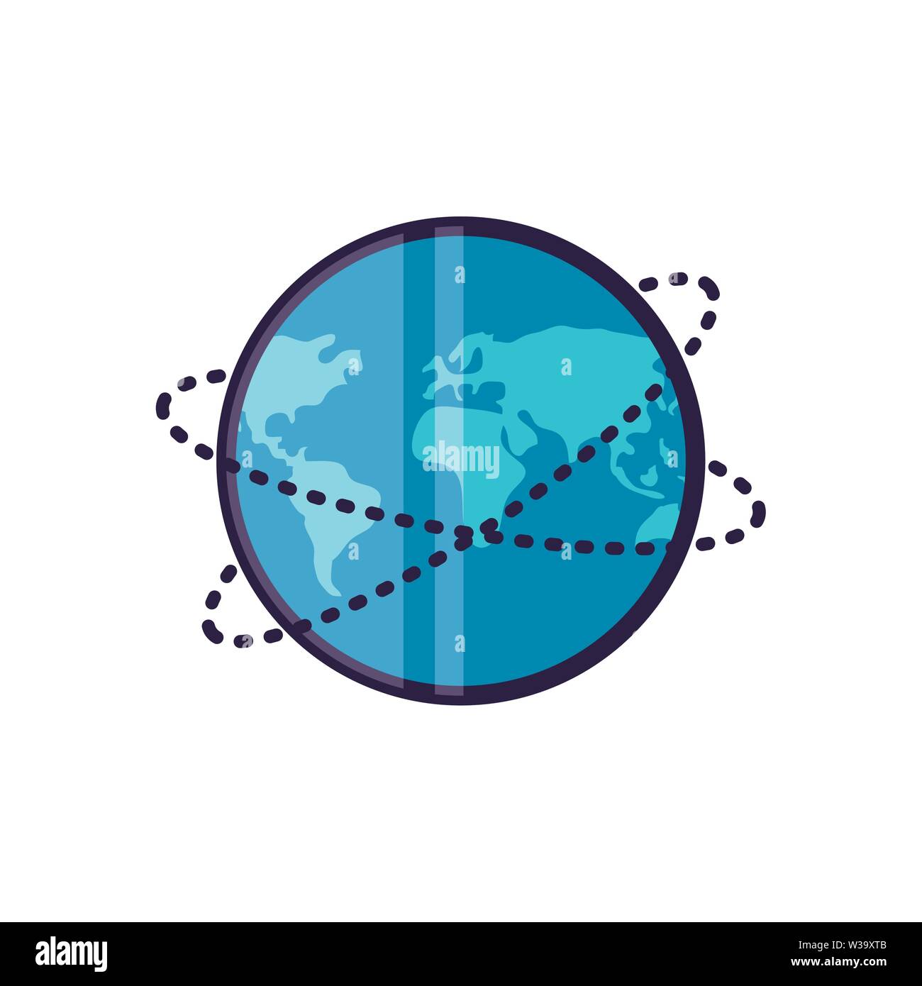 world planet earth maps icon vector illustration design Stock Vector ...