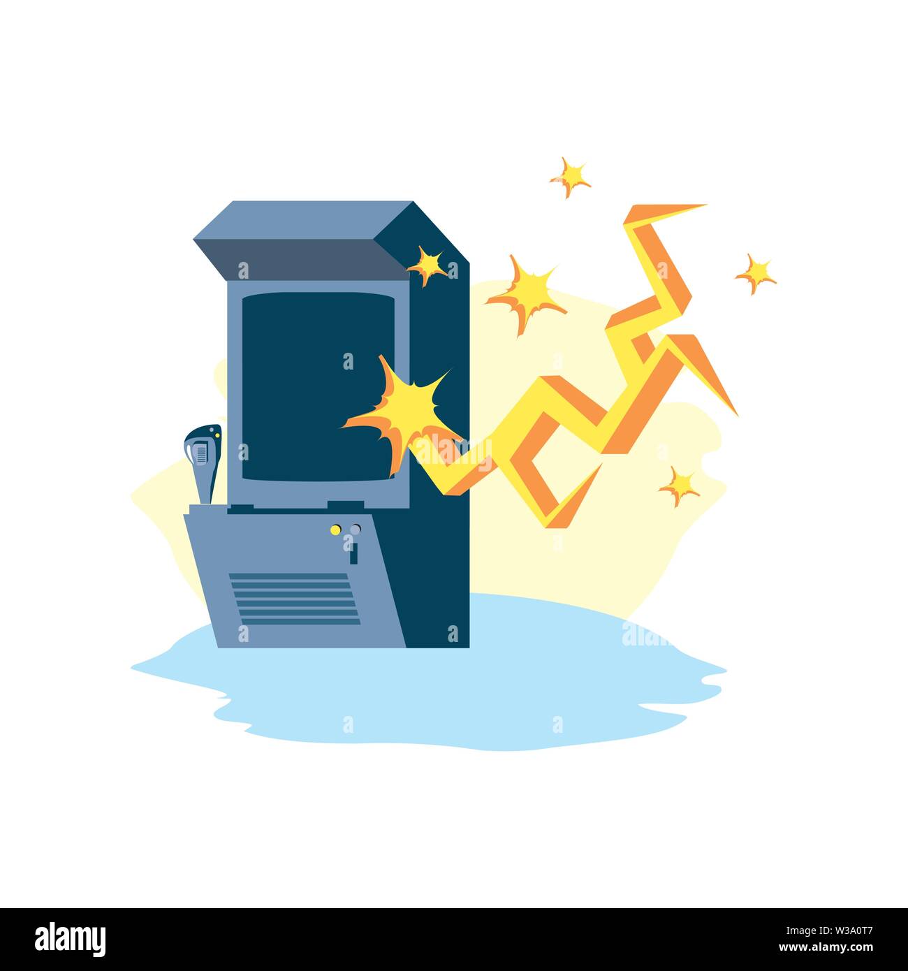retro video game machine icon vector illustration design Stock Vector ...
