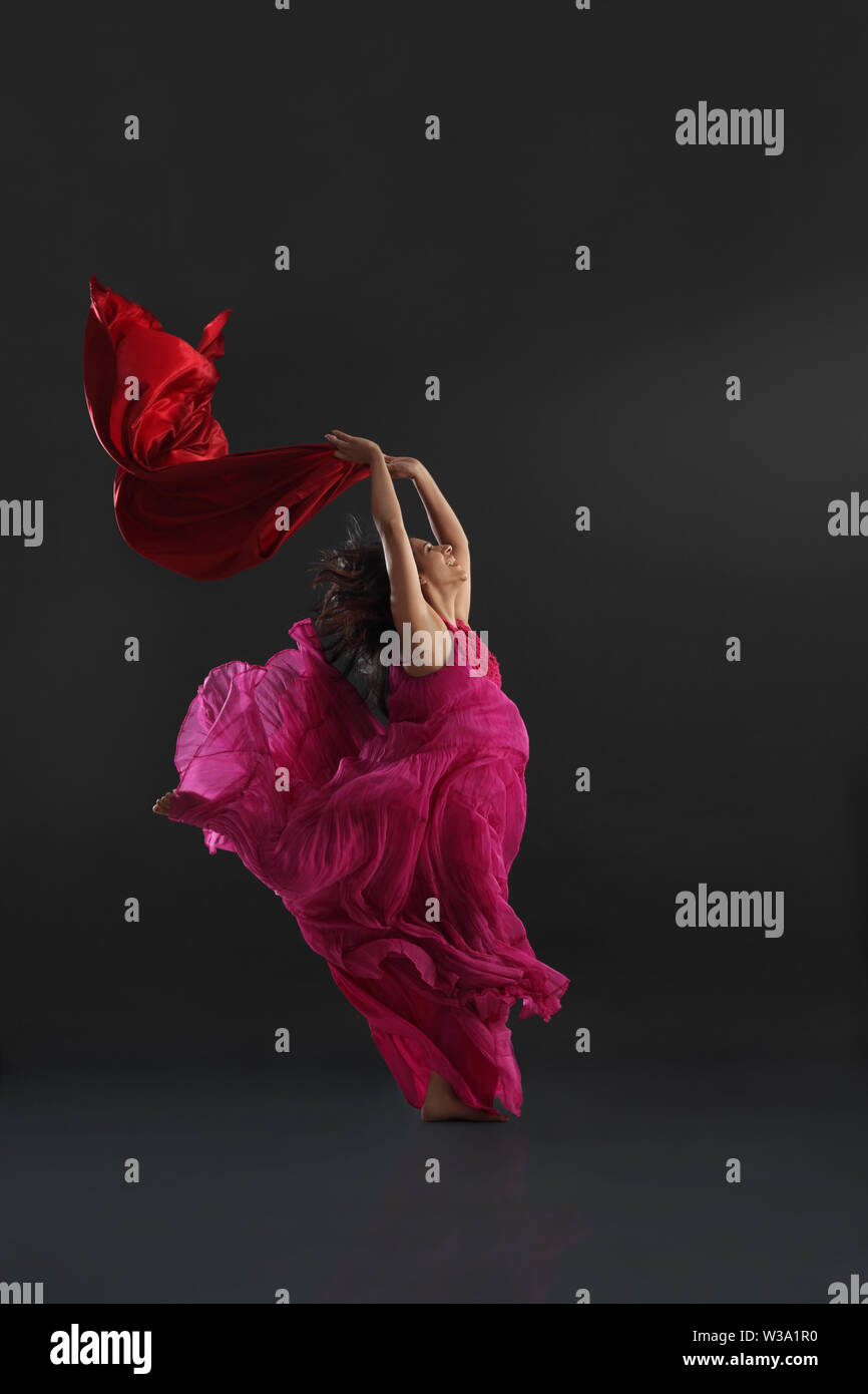Woman dancing Stock Photo Alamy