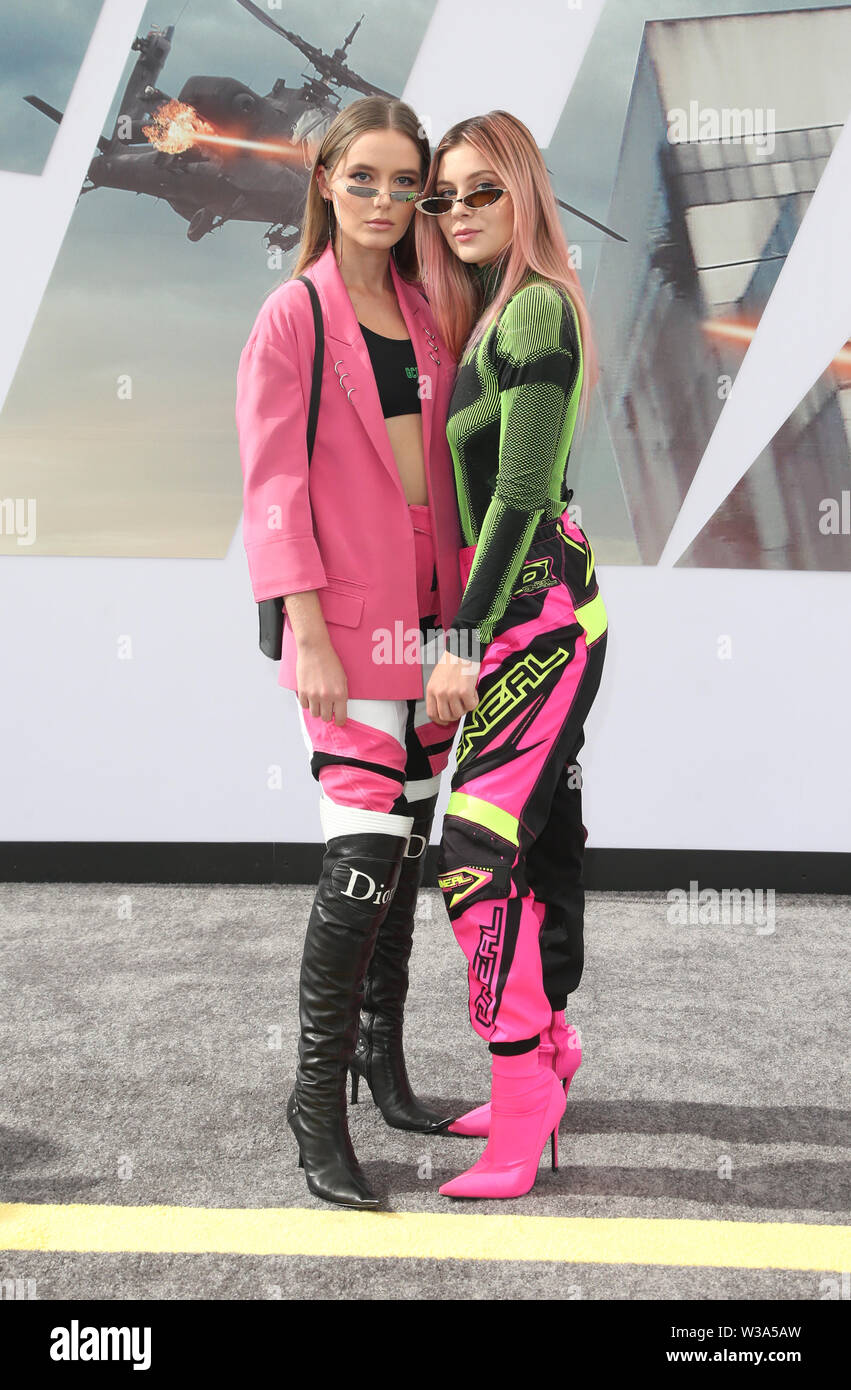 Los Angeles, USA. 13th July, 2019. Ruby Carr, Natalia Panzarella ...