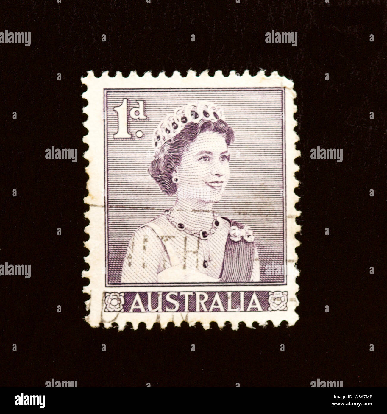 Australia Postage Stamp - 1959 1d Stock Photo - Alamy