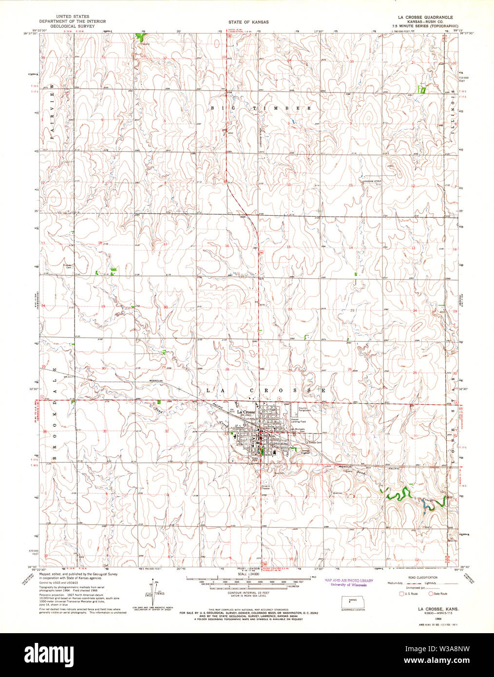 La crosse kansas map hires stock photography and images Alamy