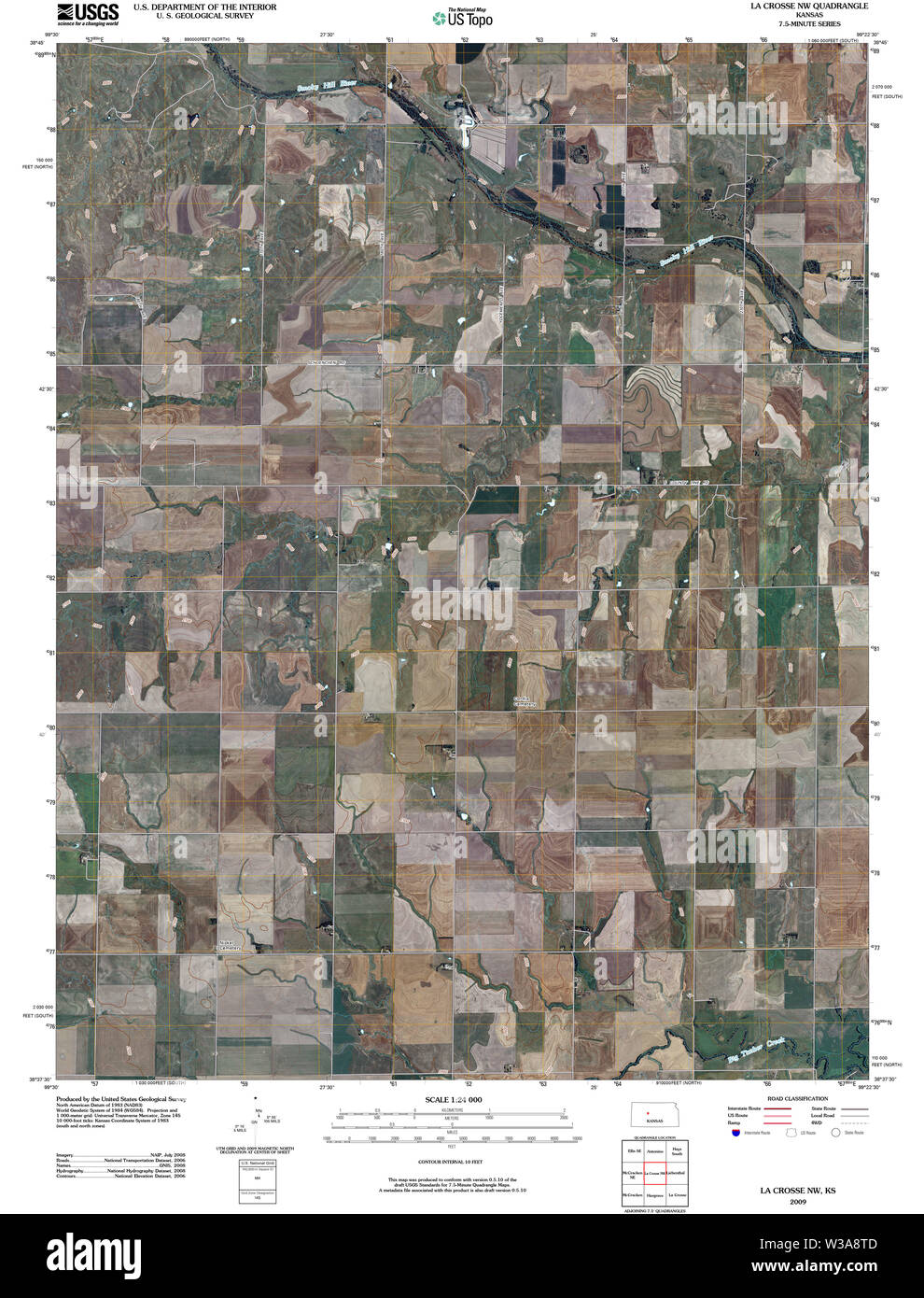 La crosse kansas map hires stock photography and images Alamy