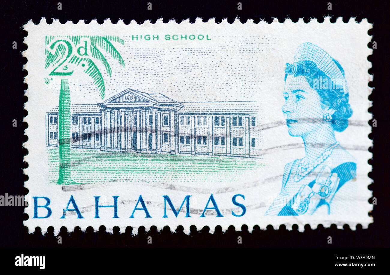Bahamas Postage Stamp 1965 Stock Photo Alamy