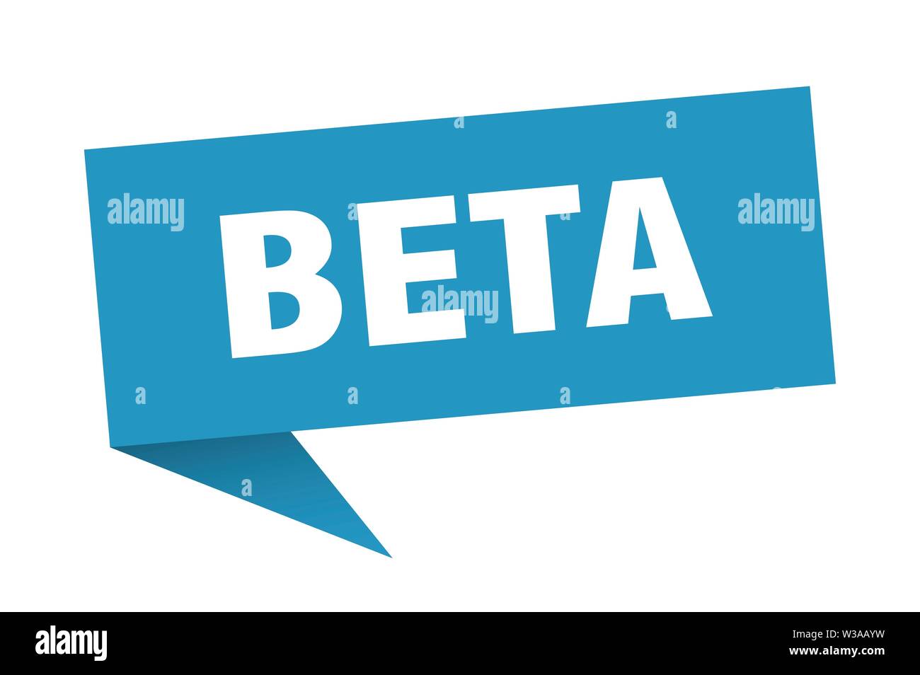 beta speech bubble. beta sign. beta banner Stock Vector Image & Art - Alamy
