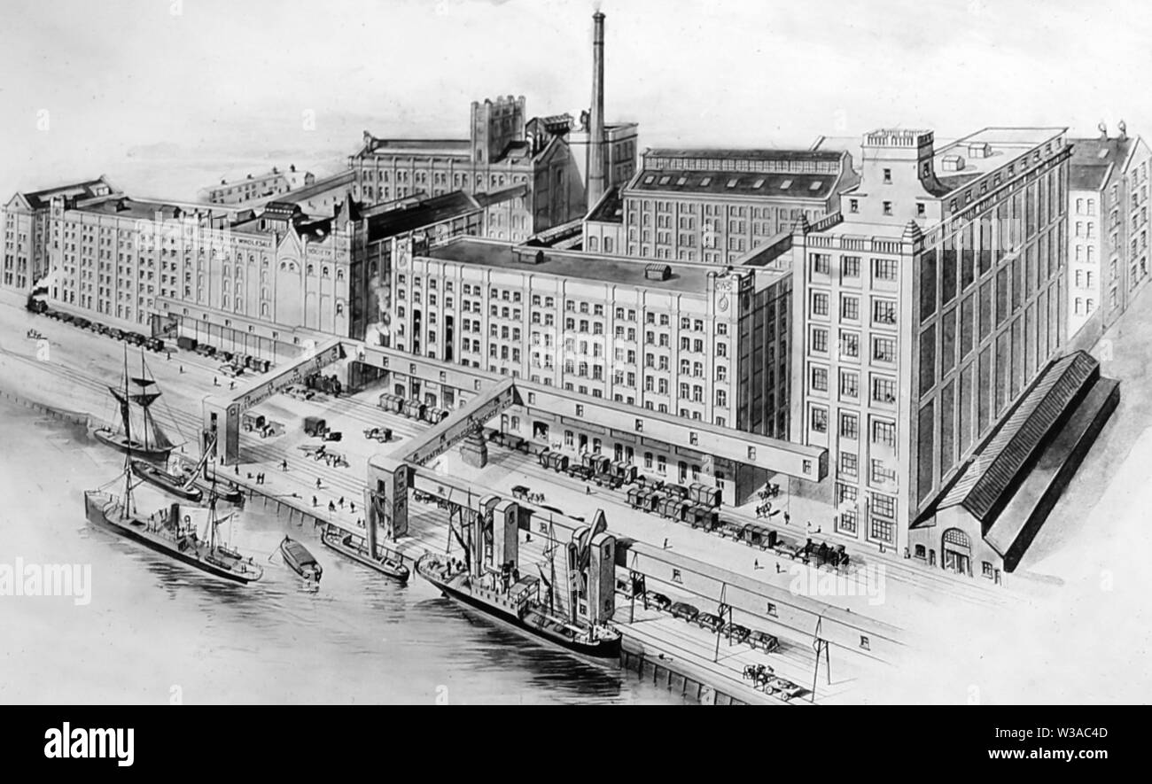 CWS Coop Sun Flower Mills, Trafford, Manchester Stock Photo Alamy