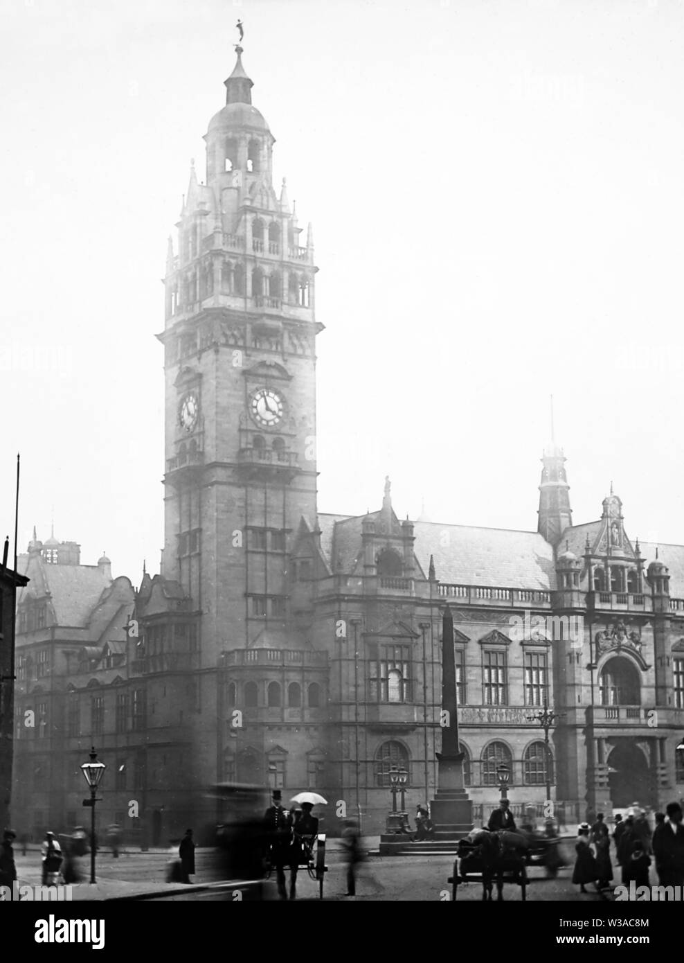 Sheffield Town Hall Stock Photo Alamy