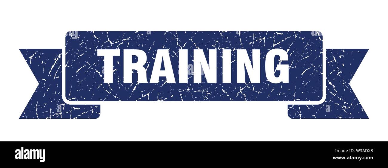 training grunge ribbon. training sign. training banner Stock Vector ...