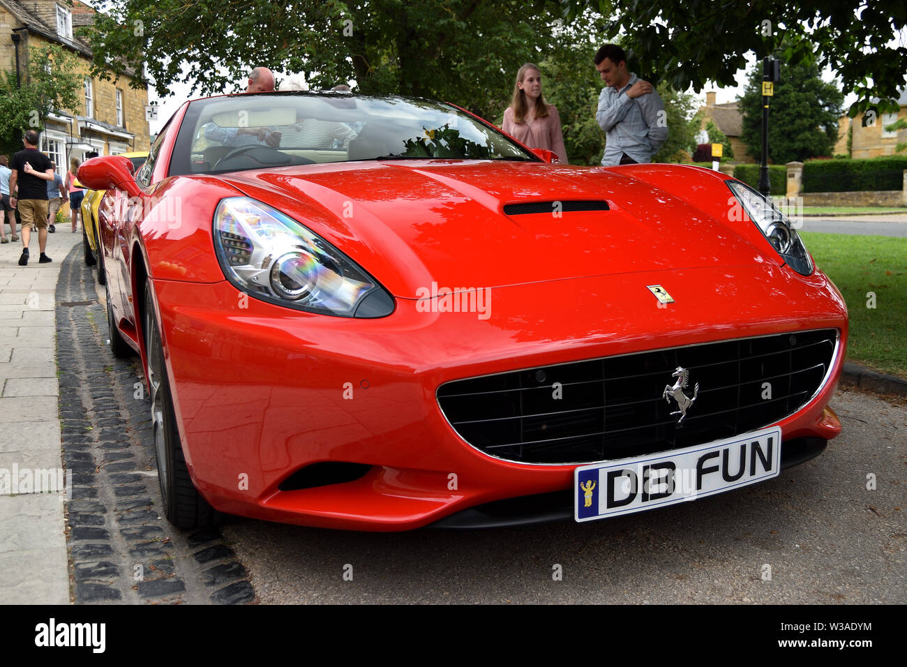 Ferrari on show at Broadway Car Show 2019 Stock Photo Alamy