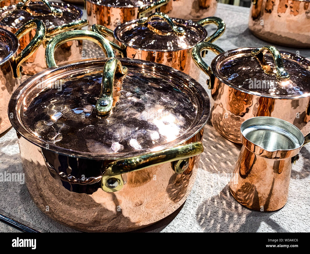 Old copper kitchen equipment hires stock photography and images Alamy