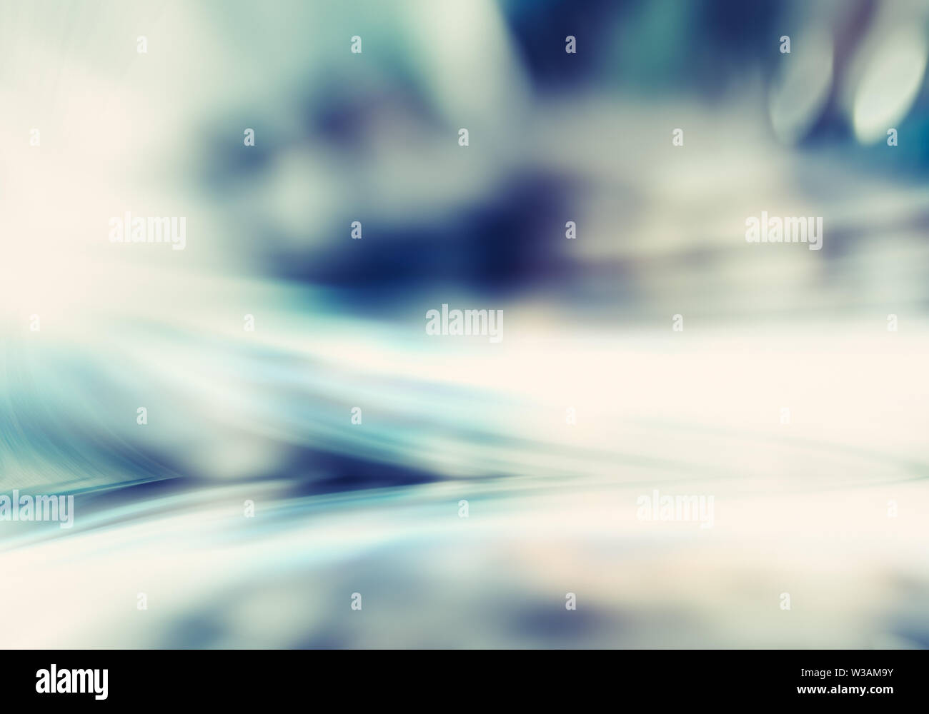 Room reflections motion blur futuristic background Stock Photo