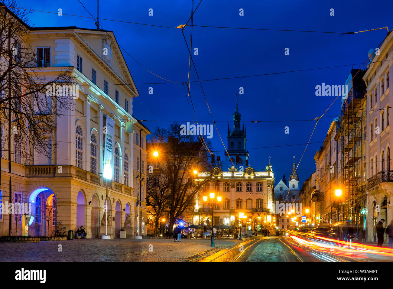Rynok Square, Lviv, Ukraine Stock Photo